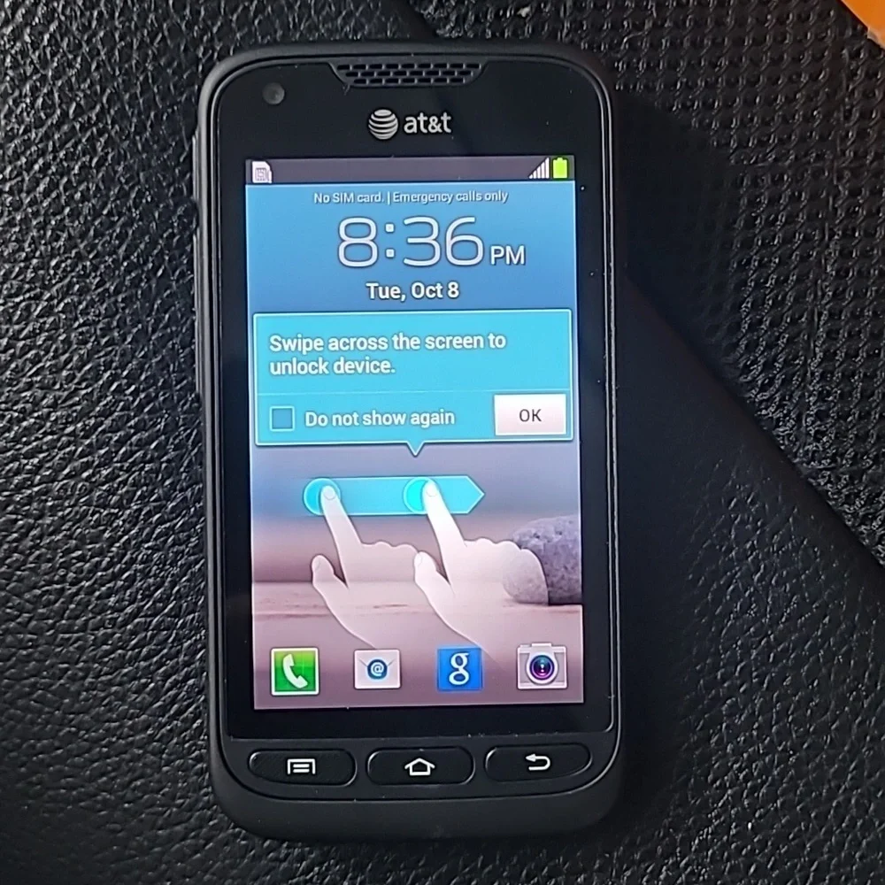 Samsung Galaxy Rugby Pro phone AT&T 6020A EUC